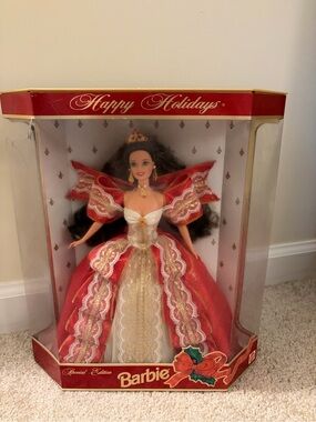 10th Anniversary Barbie Holiday Doll in Original Packaging